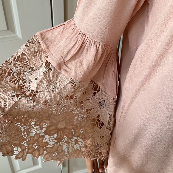 Muche Et Muchette Jolie Lace Accent Cover-up Dress In Blush - Picture 7 of 12